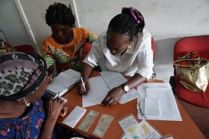 Practising bookkeeping - Kinshasa entrepreneures mars 2019