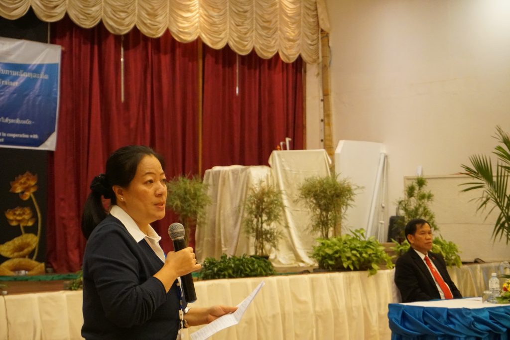 GIZ Senior Advisor speaking