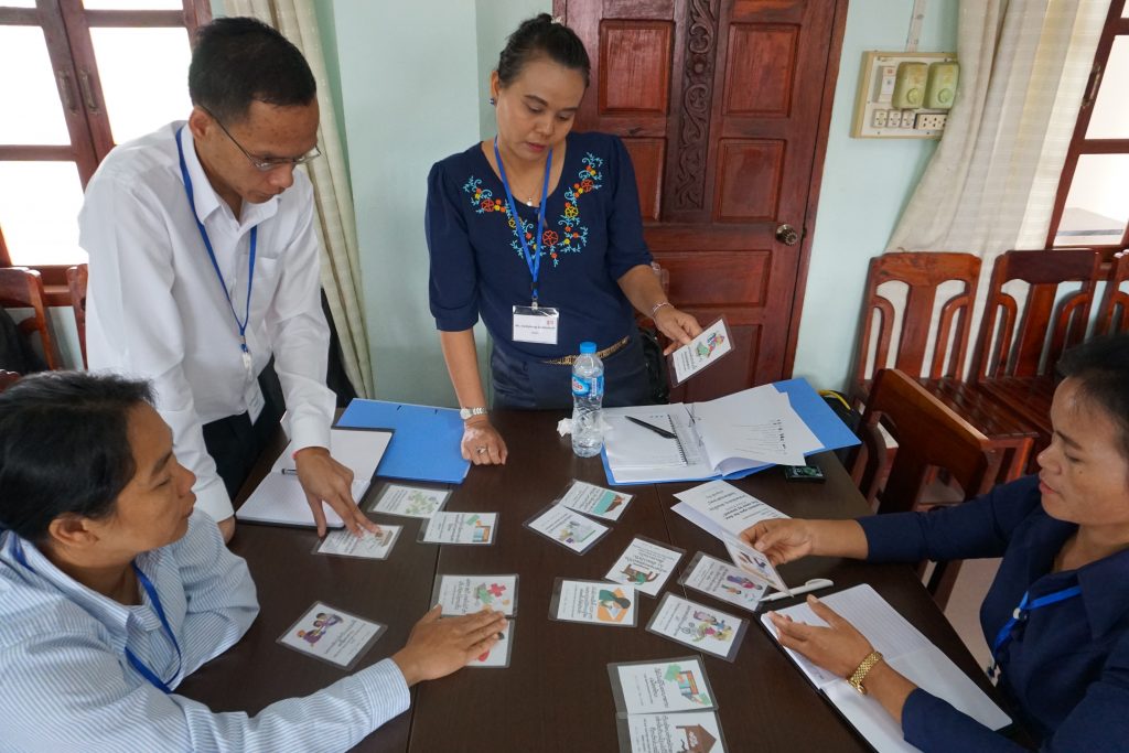 Matching families' financial issues with solutions